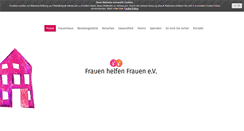 Desktop Screenshot of frauenhaus-wuppertal.de